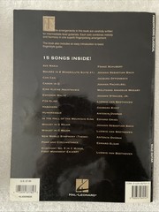 Fingerpicking Classical Guitar Solo Fingerstyle Tab Sheet Music Hal Leonard Book