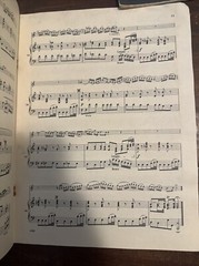 Mozart Concerto 5 Dancla 6 Airs Varies Bach Concerto A Minor PIANO PARTS ONLY
