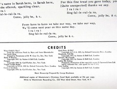 19 Christmas Carols Sheet Music Book Westminister Records Words US Seller