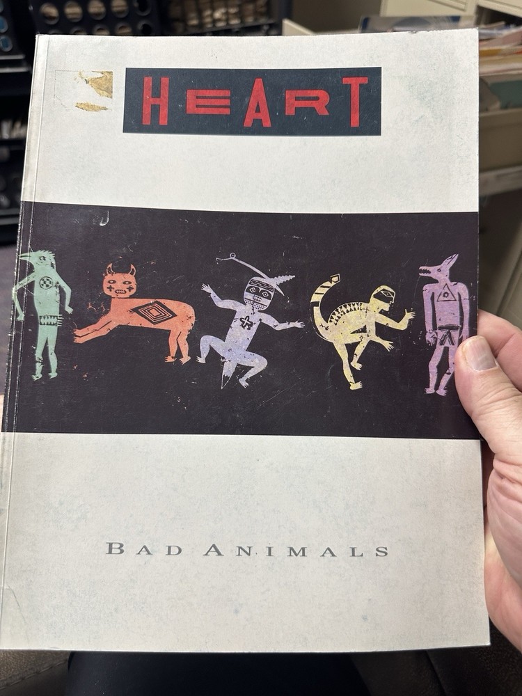 1987 Rock Folio HEART Sheet Music BAD ANIMALS NM