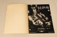 Vintage 1983 Def Leppard High N Dry Pyromania Music Song Book Cherry Lane Co.