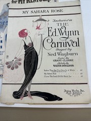 Vintage Sheet Music Lot 1920s 1930s Irving Berlin Ziegfeld Illustrated (58-23)
