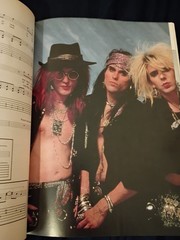 Faster Pussycat Self-titled Guitar Tab Vocal Book 1988 WITH POSTER