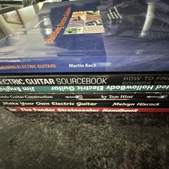 Vtg (6) Building Electric Guitar Source Fendor Stratocaster Books