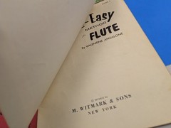 Lot of 5 Vintage Sheet Music Books Flute Piano Violin 1950&rsquo;s 60s