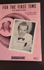 For the First Time – by Charles Tobias, David Kapp – Vintage 1943 sheet music