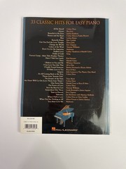 33 Classic Hits for Easy Piano by Hal Leonard Piano Songbook