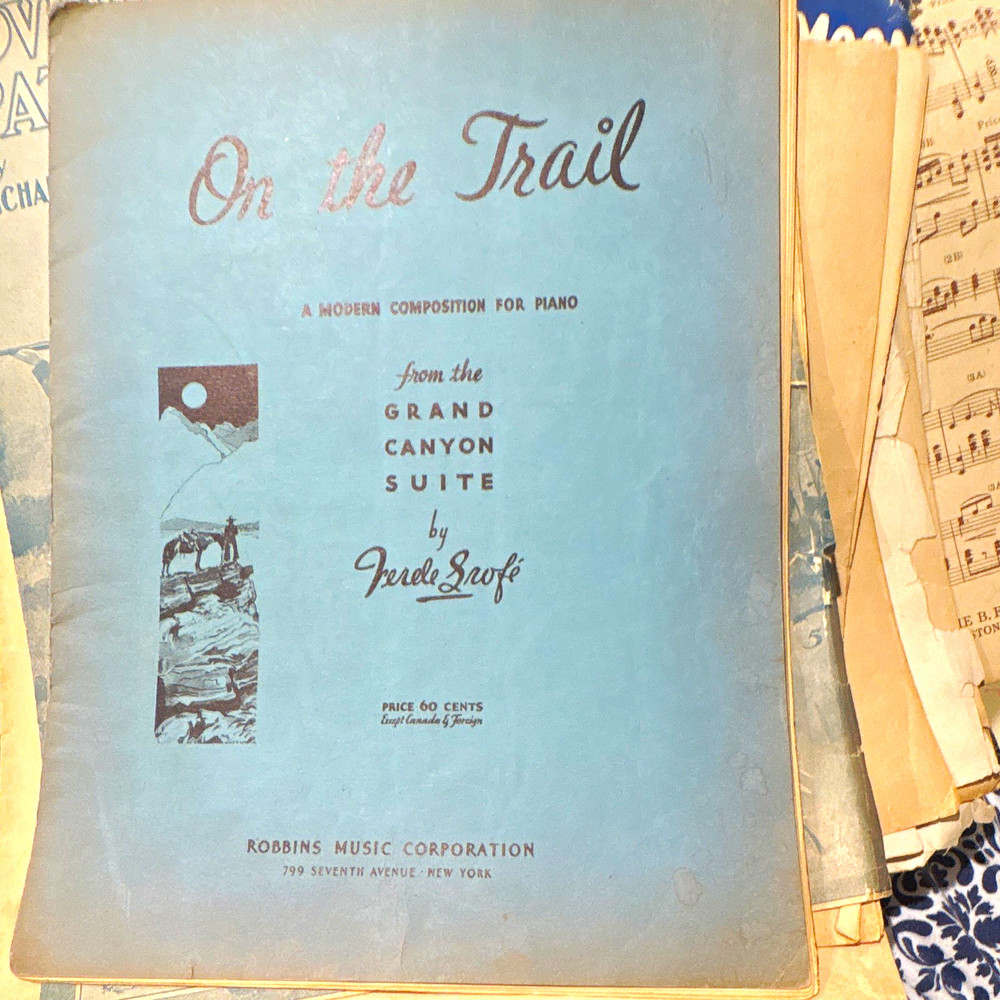Robbins Music Corporation On the Trail Ferde Grofé Sheet Music Piano Solo