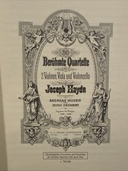 Haydn 30 Famous String Quartets Edition Peters Band II Viola & Cello Sheet Music