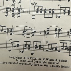 Witmark Folio #1 Victor Herbert Classical Guitar Sheet Music 1931 Duo W Piano