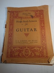 U.S. School of Music – Guitar Home Study Lessons 1-12, 1929