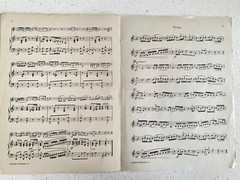 Lot 5 Vtg Violin Piano Sheet Music Duets Indian Love Call Chopin Cello Iris Eyes