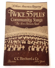 Vintage 1929 Twice 55 Plus Community Songs Piano & Vocals Sheet Music C Birchard