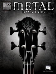 Metal Bass Tabs Sheet Music Bass Recorded Versions Mixed Book NEW 000103358