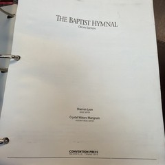 The Baptist Hymnal: Organ Edition 1991 | 3 Ring Notebook 2nd Printing
