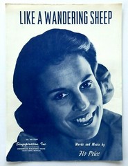 Like Wandering Sheep Flo Price 1961 Sheet Music Piano Vocal Christian Religious
