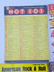 8 Rock Songbooks Hot 101, Bradley Organ, History of Rock, Progressive Rock, etc
