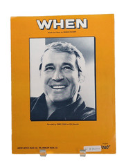 When Sheet Music Perry Como Piano Guitar Vocals 1950s Easy Listening Pop F4AQ