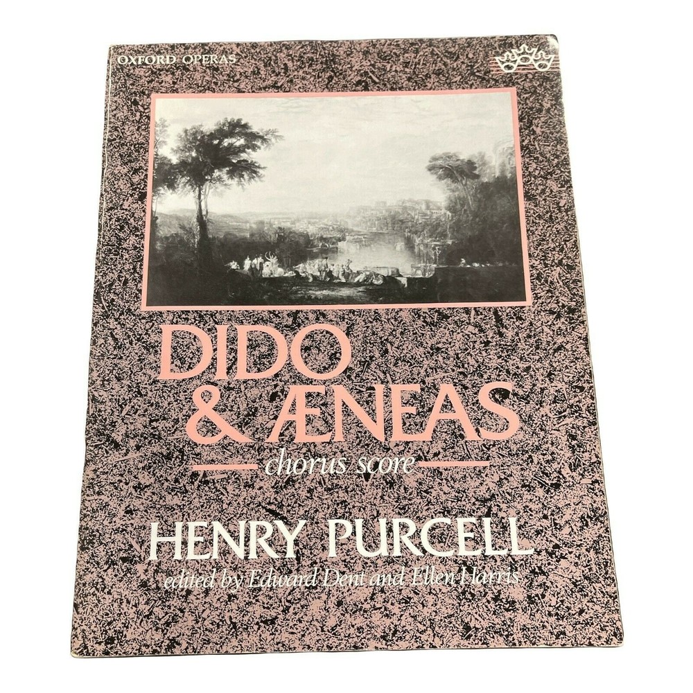 Dido & Aeneas Henry Purcell Chorus Score Music Operas Sheet Vocal English/German