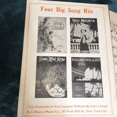 1923 Music Poster Sheet Music « Don&rsquo;t Waste Your Tears On Me