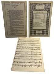 The Witmark Choral Library Sheet Music Lot Song Four Part TTBB 1930s