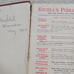Make His Praise Glorious Hymnal by E. O. Excell 1900 Hardcover Hymns Worship