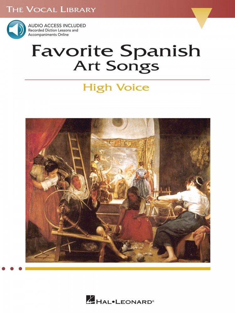 Favorite Spanish Art Songs The Vocal Library High Voice Vocal Book 000740221