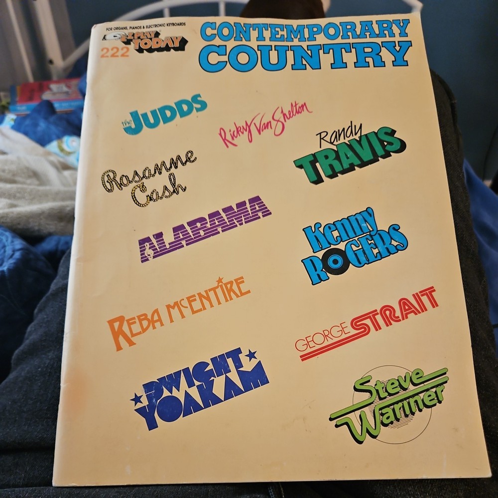 EZ Play Today: CONTEMPORARY Songbook Organ/Piano/Electronic Keyboard 1989 music