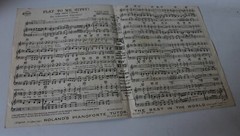 Play To Me, Gipsy – Karel Vacek & Jimmy Kennedy – Vintage Sheet Music