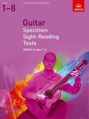 Guitar Specimen Sight-Reading Tests, Grades 1-8 (ABRSM S… by ABRSM Sheet music