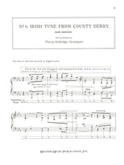 Grainger 3 British Folk Music Settings Piano Solo Songbook Christmas Carol