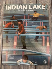 INDIAN LAKE Sheet Music The Cowsills Tony Romeo P/V/G 1968