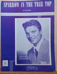 Sparrow In The Treetop – 1951 sheet music – Guy Mitchell photo cover
