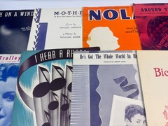 Vintage Sheet Music Lot of 31 Piano Song Books Ephemera 1930s -1950s Show Tunes