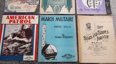 Artistic Antique Piano Music Cover Sheets
