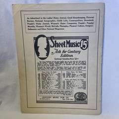 1908 The Merry Widow Waltz Piano Sheet Music Franz Lehar Century Edition 1310