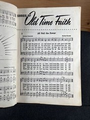 Songs of Old Time Faith by John T. Benson (1953 Paperback Songbook)