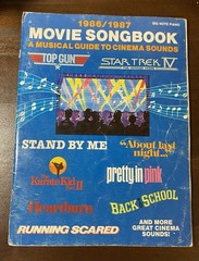 Vintage Movie Songbook Lot 1986-1988 Piano Sheet Music 80s Soundtrack Top Gun