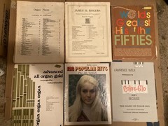 Lot of 37 All-Organ Sheet Music Books: Popular, Classical, Devotional, Standards