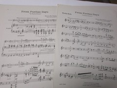 Edward MacDowell From puritan Days Violin Cello and Piano Sheet Music