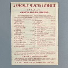 Vtg 1901 A Signal From Mars March ET Paull Raymond Taylor Space Sheet Music Lot