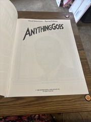 Anything Goes Vocal Selections Revival Edition Songbook 1988 Warner, Cole Porter