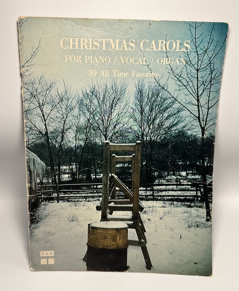 Vintage Christmas Carols Piano Vocal Organ Songbook 39 Favorites Ryckman Beck
