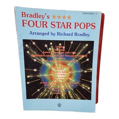 Bradley&rsquo;s 1998 Softcover (Piano Sheetmusic) Level 3-4 Four Star Popular Songs