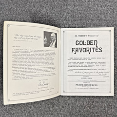 SIGNED Al Smith Treasury of Golden Favorites Gospel Songbook Singspiration