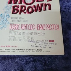 1989 The Unsinkable Molly Brown Vocal Selections / Sheet Music Songbook