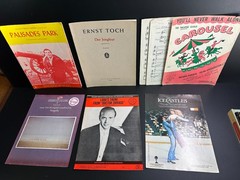 Lot of 20 Mostly Piano Songbooks & Sheet Music Liszt Beethoven Czerny Schumann +