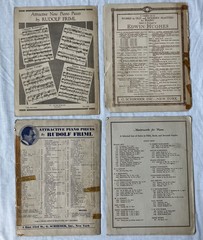Lot of 41 Vintage/Antique Sheet Music for PIANO – WALTZES (1890s-1940s)