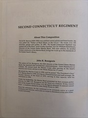 Second Connecticut Regiment Concert Band Complete Set Score Parts CD Reeves