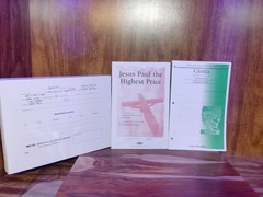 Church Choral Sheet Music Lot SATB Jesus Paid Highest Price Gloria Dvorak Musi-F